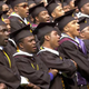 Members of the Morehouse College 2002 graduating class (Erik Lesser/Getty Images)